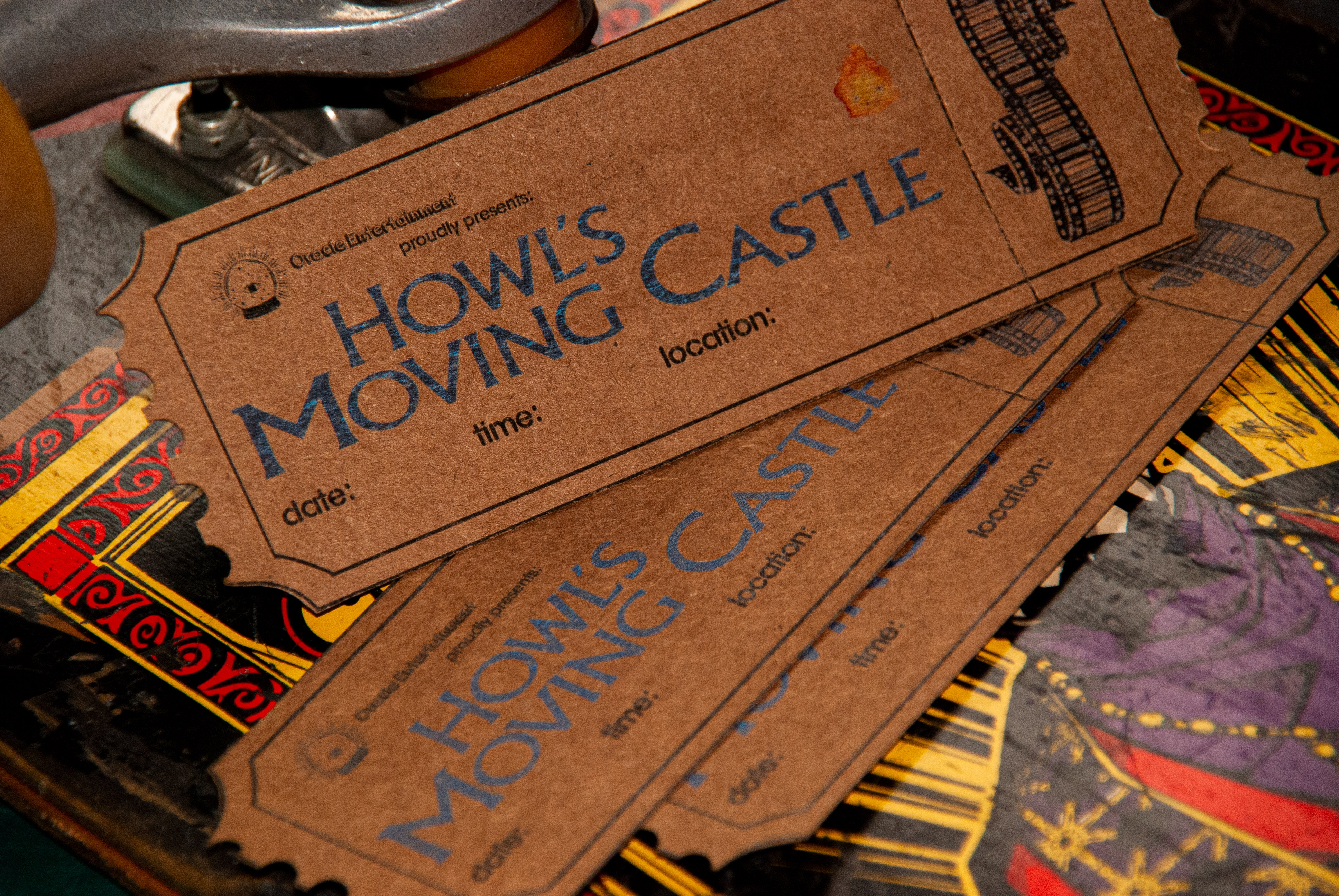 Custom movie tickets preview